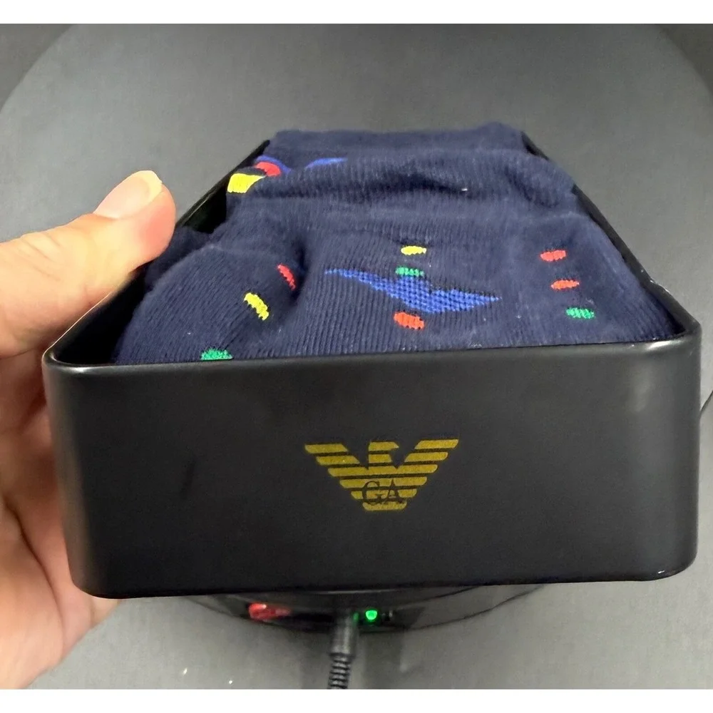 Emporio Armani Socks set, 2 pairs, Men's colorful socks, one size fits all,  box